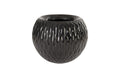 Ripple Planter | Gel Coat Black