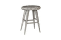 Smoothed Counter Stool | Chamcha Wood – Gray Stone – Oval