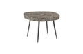 Crosscut Coffee Table | Gray Stone – Forged Legs