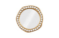 Pearl Mirror – Gold Leaf | Round