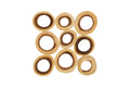 Chuleta Rings Wall Art | Wood / Chamcha Wood