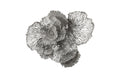 Flower Wall Art – Large – Gray – Metal