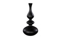 Bella Bloom Vase – Wide | Matte Black