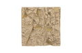 Rubble Wall Tile | Brass Accents