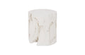 Slice Stool | Round – White Stone