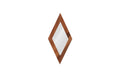Diamond Mirror | Wood / Chamcha Wood