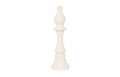 Bishop Chess Sculpture – Cast Stone White – Small