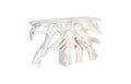 Contour Cast Root Console | White Stone