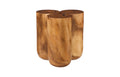 Triflora Side Table | Wood / Chamcha Wood