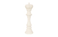 King Chess Sculpture – Cast Stone White – Small