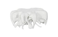 Cast Coffee Table Round | White Stone