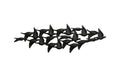 Flock Of Birds Wall Art | Black
