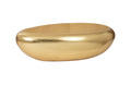 River Stone Coffee Table – Gold Leaf – Large