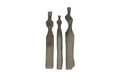 Cast Women Wall Art – Set of 3 | Small – Splinter Stone Finish