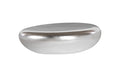 River Stone Coffee Table – Silver Leaf – Large
