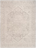 Pure Shades Grey Vintage Polyester Area Rug