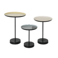 Stepping Indoor Iron Table, White