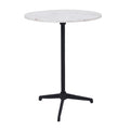 Barker Indoor Cast Aluminum Side Table, Matte Black