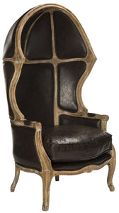 Sabine Brown Leather Chair