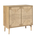 Alois 2-Door Accent Cabinet in Oak