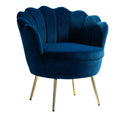 Donata Barrel Chair in Navy