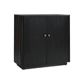 Augusto 2-Door Accent Cabinet in Black