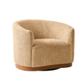 Alva Swivel Armchair in Camel
