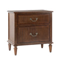Ove 2-Drawer Nightstand in Walnut
