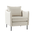 Boris Armchair in Ivory