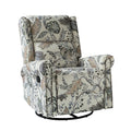 Helmut Manual Swivel Glider Recliner in Jeacobean