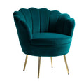 Donata Barrel Chair in Teal