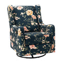 George Manual Swivel Glider Recliner in Navy