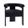 Eduard Boucle Dining Chair in Black