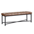 Arnold Upholstered Flip Top Storage Bench in Camel