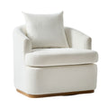 Eldora Swivel Armchair in Ivory