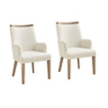 Albert Dining Chair Set of 2 in Ivory