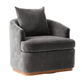 Eldora Swivel Armchair in Grey