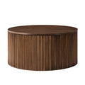 Lance Round Coffee Table in Walnut