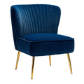 Monica Side Chair in Navy