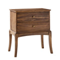 Adolf 2-Drawer Nightstand in Cherry
