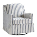 Stan Swivel Chair in Navy