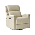 Tobias Swivel And Rocker Power Recliner in Beige