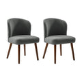 Cecilia Dining Chair,Set of 2 in Grey