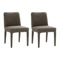 Eudora Dining Chair Set of 2 in Taupe