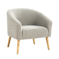 Nell Boucle Armchair in Grey