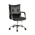 Leather Task Chair in Black
