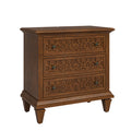 Vittorio 3 - Drawer Nightstand in Walnut