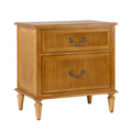 Ove 2-Drawer Nightstand in Acorn