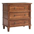 Lev 3-Drawer Nightstand in Cherry