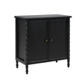 Carol 2-Door Cabinet in Black